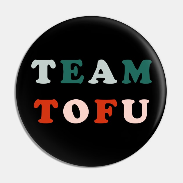 Team Tofu Pin by MZeeDesigns