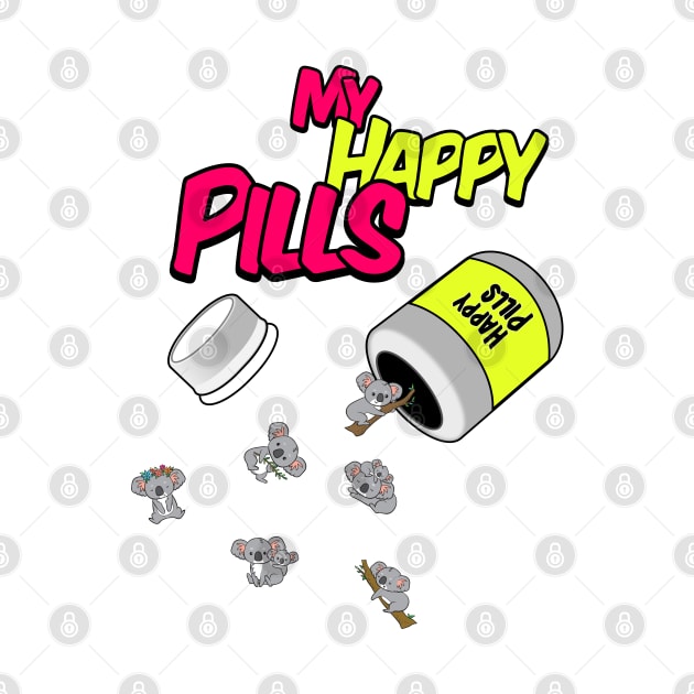 Happy Pills Koala - My happy pills, koalas by theanimaldude