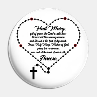 Hail mary prayer Pin