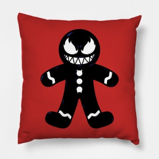 Symbiote V Gingerbread Pillow