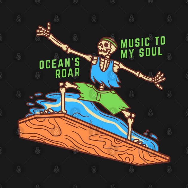 Ocean's Roar Skeleton Beach Party by Hypnotic Highs