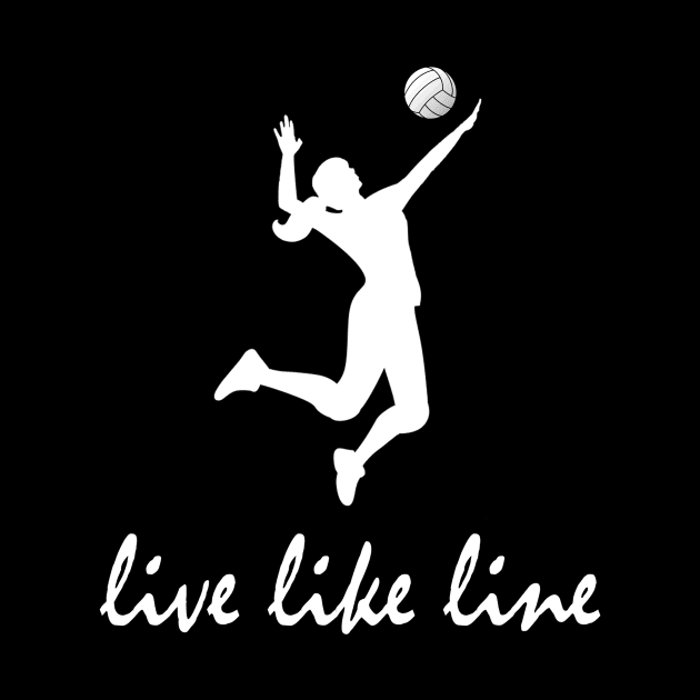 Love Live Like Line Volleyball Womens Best Sports by Rutha CostumeFashionModel