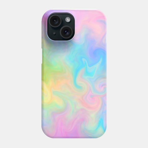 Candy Color Marble Swirl Pattern Phone Case by Art by Deborah Camp