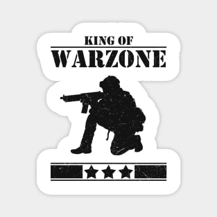 Gamer King Of Warzone Gaming Magnet