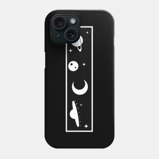 Outer space in rectangle - Minimal DM Phone Case