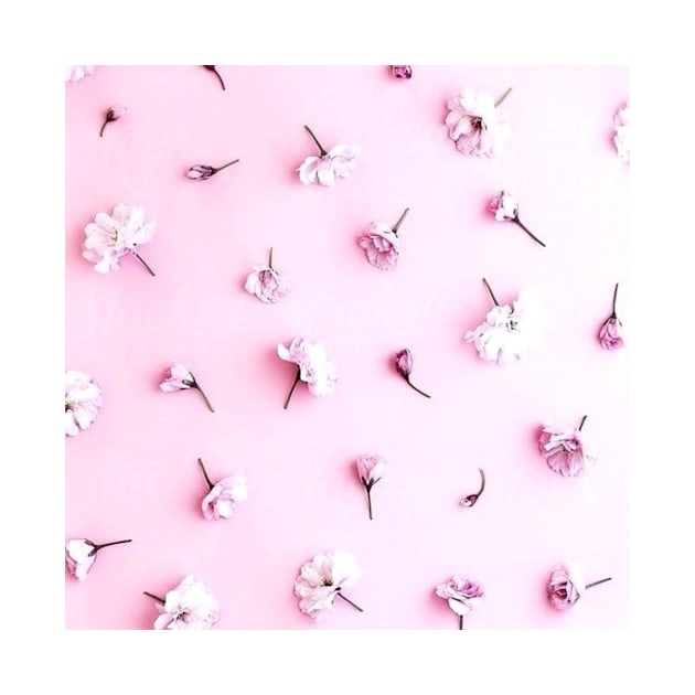 flowers, pink background by PREMIUMSHOP