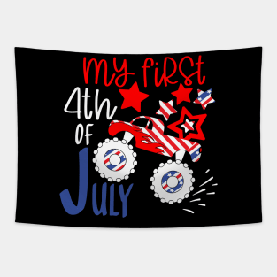 My first 4th of july..independence day gift for kids Tapestry