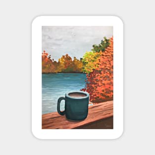 Cozy Autumn Magnet