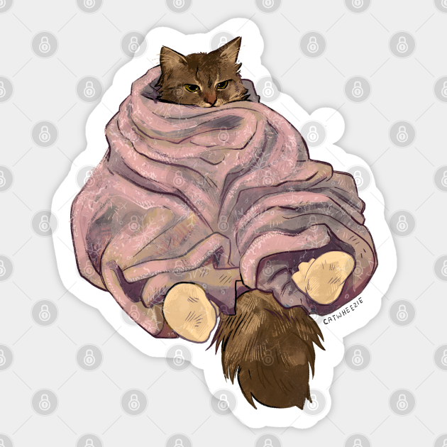 Heck, forgot the snacks - Cats - Sticker