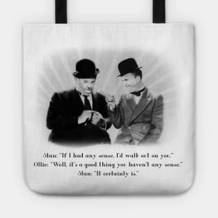 Laurel and Hardy Tee Tote