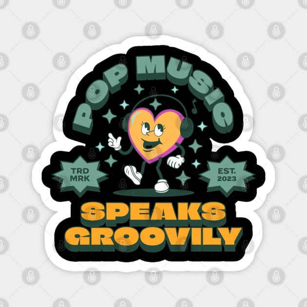 Pop Music Magnet by TEENIE DESIGN