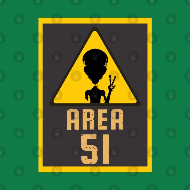 Area 51 Alien Peace by Geminiguys