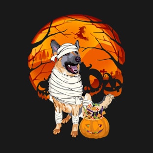 German shepherd mummy pumpkin T-Shirt