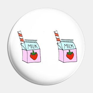 Strawberry Milk Pin