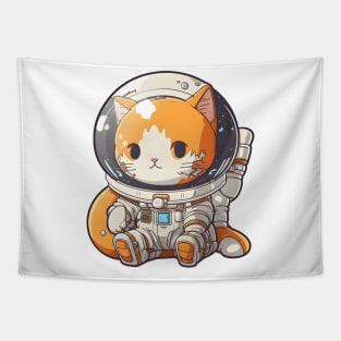 Astronaut Cat Tapestry