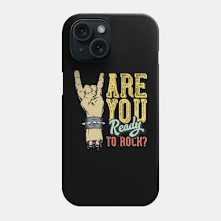 Are You Ready To Rock Pop Art Ave Music Phone Case