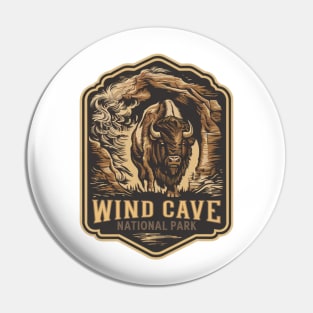 Wind Cave National Park Majestic Bison Pin