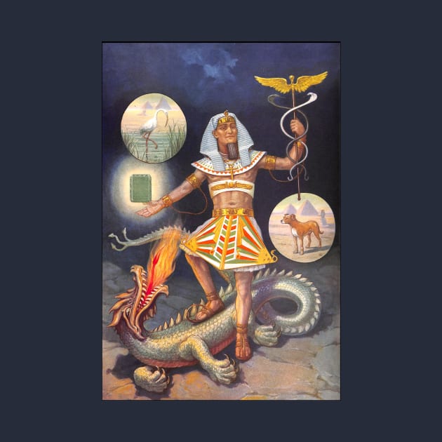 Hermes Trismegistus and His Sacred Symbols by Star Scrunch