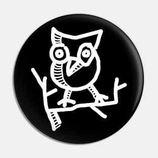 Owl  Tree Pin