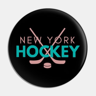 New York Hockey Pin