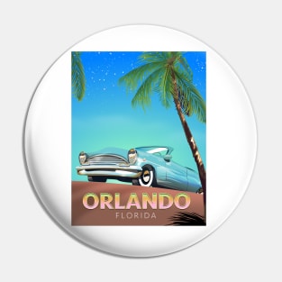 Orlando Florida vintage travel poster Pin