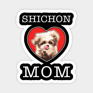 Bichon Frise Mom Magnet