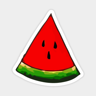 Triangular piece of watermelon Magnet