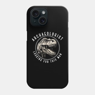 Clear archaeologist Phone Case