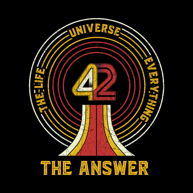 42 the life universe everything the answer vintage by Dianeursusla Clothes