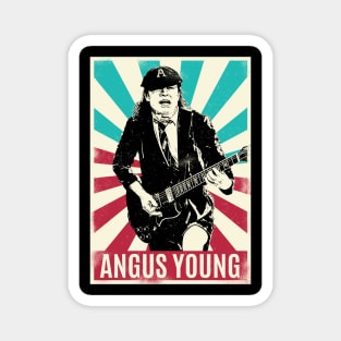 Vintage Angus Young Magnet