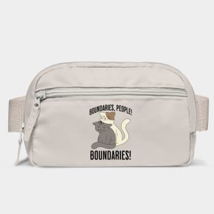Boundaries, People! Boundaries! funny introvert sarcastic design Bag