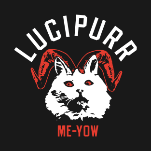 Lucipurr Me-Yow - Halloween Cat T-Shirt