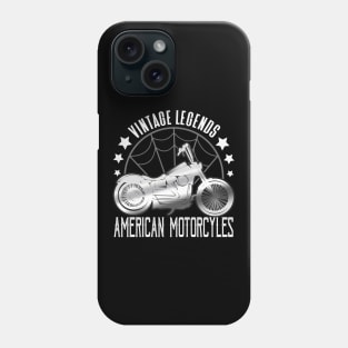 Vintage Legends American Motorcycles Biker Phone Case