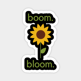 Simple Sunflower Bloom! Magnet