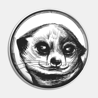 HAND DRAWN MEERKAT Pin