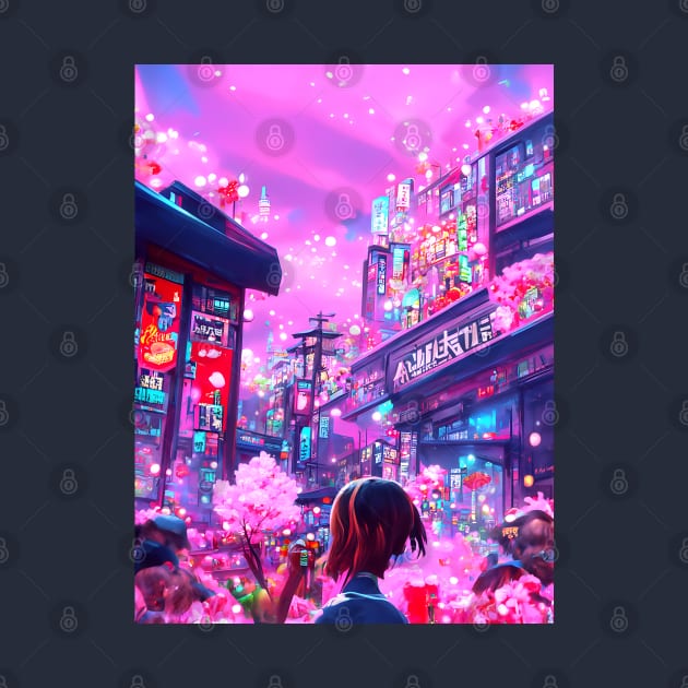 Pink Samurai Street of Love by DaysuCollege