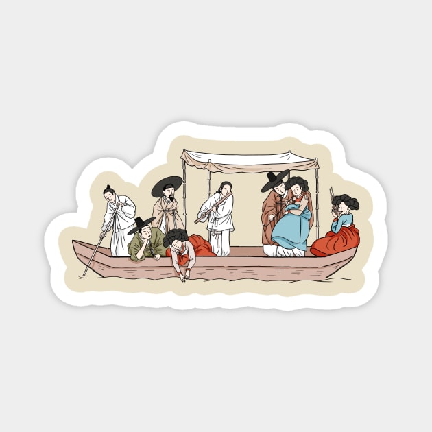 Enjoy boating Magnet by MMDL