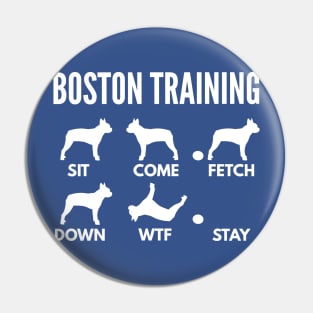 Boston Training Boston Terrier Tricks Pin