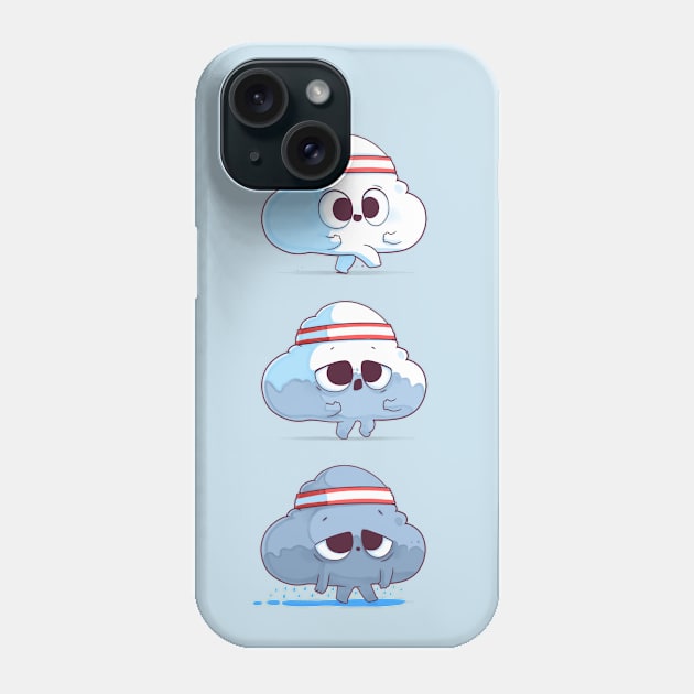 Sweaty Cloud Phone Case by Naolito