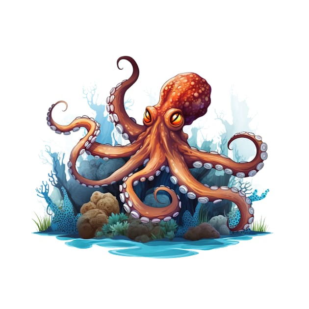 Orange Octopus by zooleisurelife