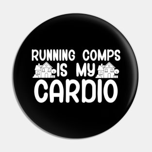 Running comps is my cardio Pin