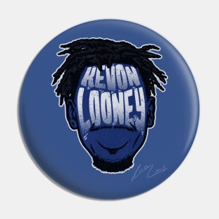 Kevon Looney Golden State Player Silhouette Pin