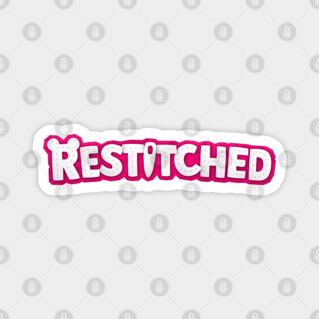 Restitched Logo Magnet by Trixel Creative