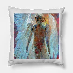 angelic figure Pillow