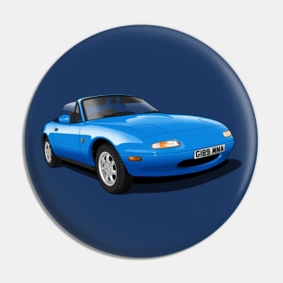 1990 Mazda MX5 in blue Pin