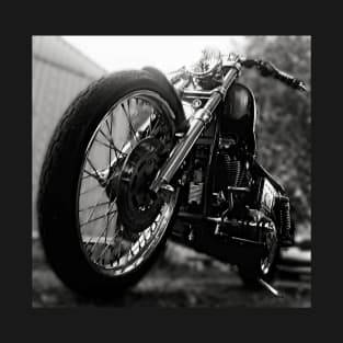 Motorcycle Black & White T-Shirt