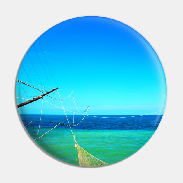 Scenery from a Trabocco with blue sky and magnificent sea Pin by KristinaDrozd