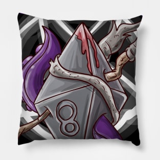 Warlock Dice D8 Funny Dungeons And Dragons DND D20 Lover Pillow