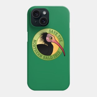 Save the Northern Bald Ibis Phone Case