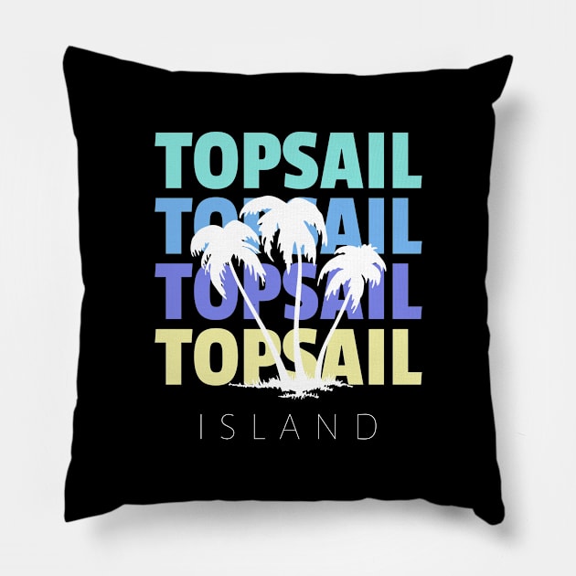 Topsail Island North Carolina Pillow by dearannabellelee